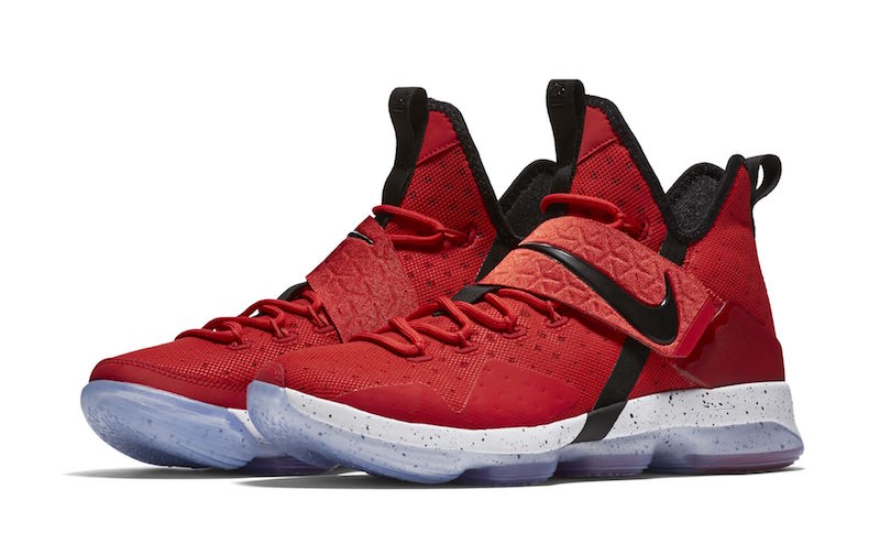 lebron 14 white and red