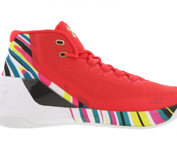 Under Armour Curry 3 red/rainbow Men 